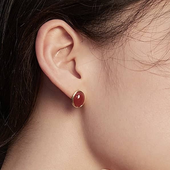 carnelian earrings