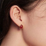 carnelian earrings