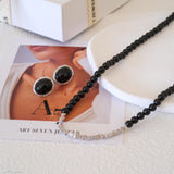 Silver Onyx Choker