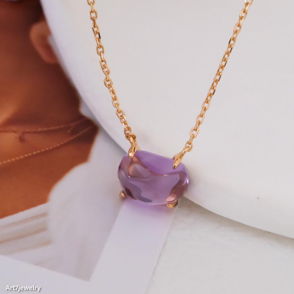 Amethyst necklace