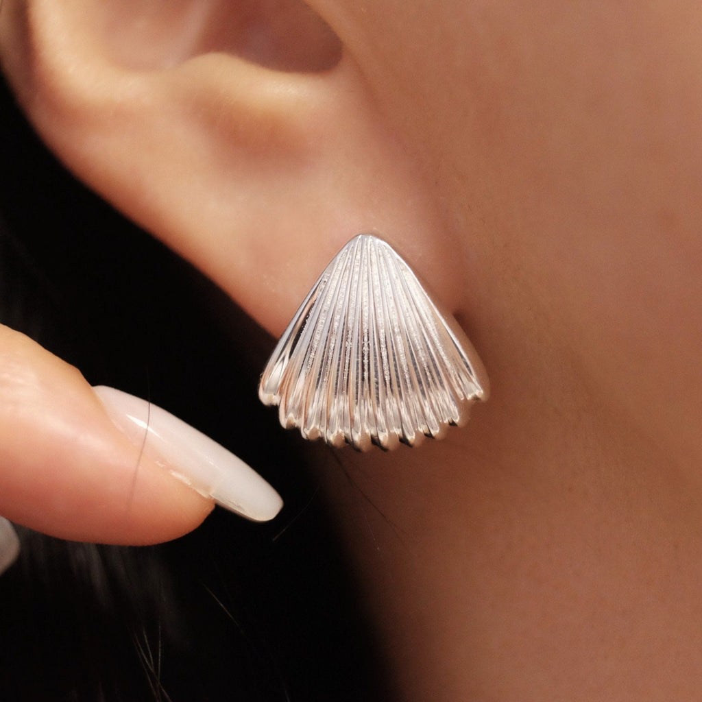 Mermaid stud earrings