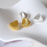 Mermaid stud earrings