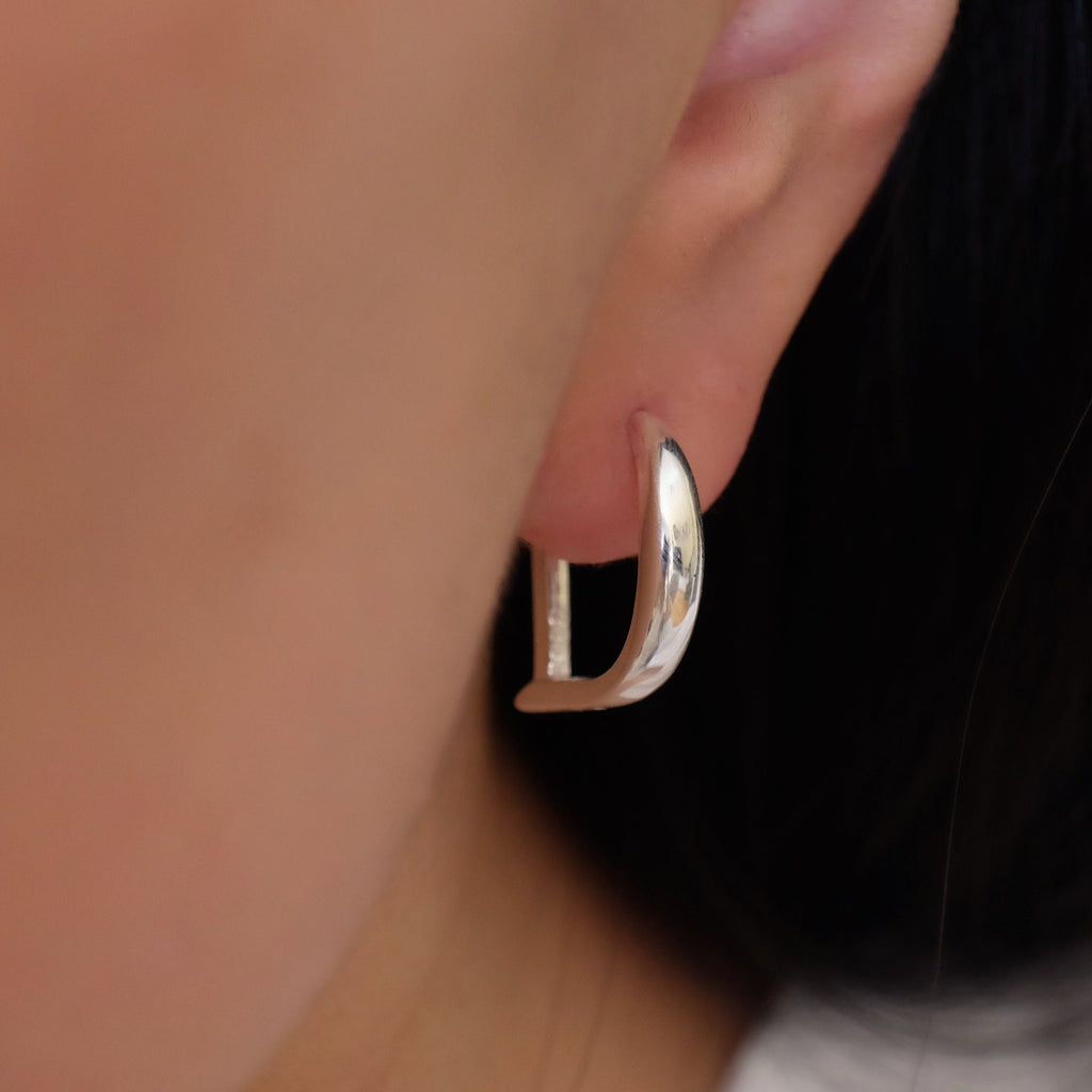 Huggie hoop earrings
