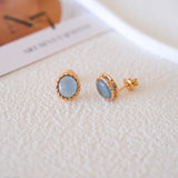 Aquamarine earrings