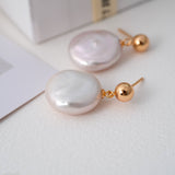 Baroque pearl earrings