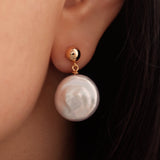 Baroque pearl earrings