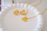 Pendientes de concha marina