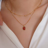 Satellite necklace