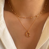 Satellite necklace