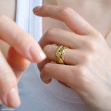 Wide band ring, Gifts for her