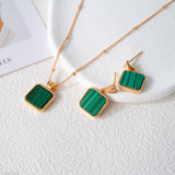 Malachite necklace