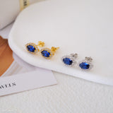 Pendientes de zafiro