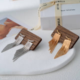 Pendientes de borlas