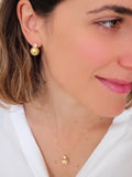 12mm Gold pearl necklace