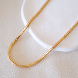 Chunky herringbone necklace