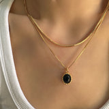  Statement layering necklace set, choker necklace, Birthday gifts, Gifts for her