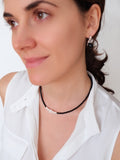 Black and white beads necklaces, Gifts for sister, Gifts for her