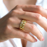 Anillo de corazón hinchado