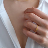 Tiny Natural Opal Ring,  October Birthstone Ring, Gold Opal Ring, Stackable Birthstone Ring, Birthday Gifts