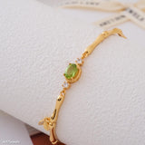 Natural Peridot Bracelet