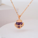Natural Amethyst Gothic Necklace