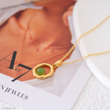 Natural jade necklace for women