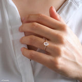 Natural Moonstone Ring Gold, Oval Moonstone Engagement Ring, Dainty Gold Moonstone Ring, Minimalist Gemstone Ring, Gift for Her