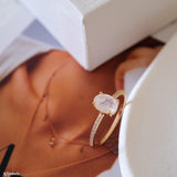  Oval Moonstone Engagement Ring, Dainty Gold Moonstone Ring, Minimalist Gemstone Ring, Gift for Her