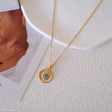 Topaz Birthstone Necklace