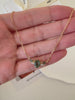 Gold moss agate necklace, Genuine Oval moss agate Pendant, Statement necklace, Perfect gift for her