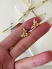 Natural citrine earrings