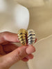 Chunky gold dome ring, Puffy ring, Twisted croissant Ring, Bold wide ring, Statement ring, Thick band ring, Gifts for her