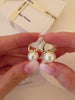 12mm white pearl earrings, crafted to enhance any outfit with their stunning luster. Perfect for everyday wear or special occasions like weddings and bridesmaid ensembles