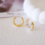 Two tone earrings