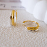 Pendientes de dos tonos