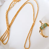 Collar de cadena de cuerda de 55 cm