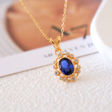 Sapphire necklace