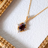 Garnet necklace