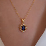Sapphire necklace