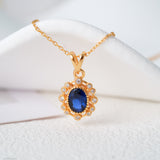 collar de zafiro