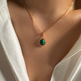 Malachite pendant